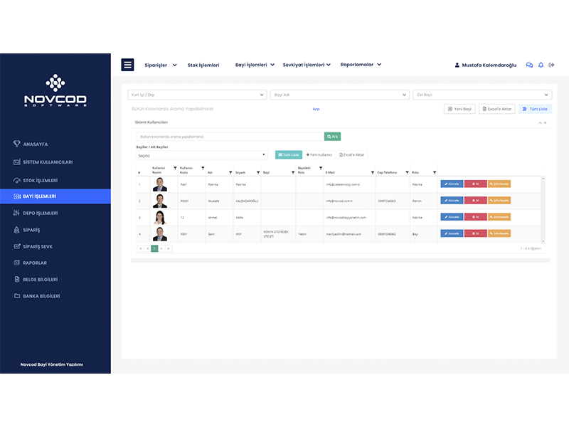 Kullanıcı Modülü